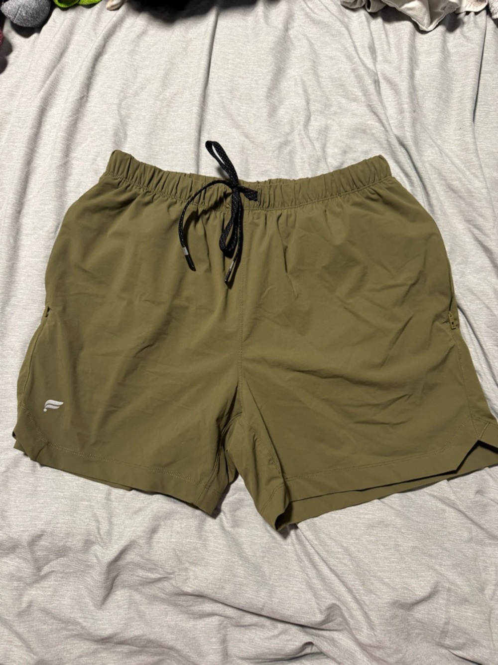 Fabletics Men's Olive Green Athletic Shorts